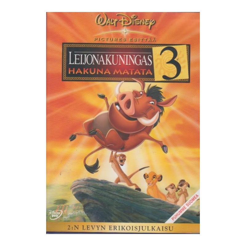 Leijonakuningas 3: Hakuna Matata (The Lion King 3) (2 DVD)