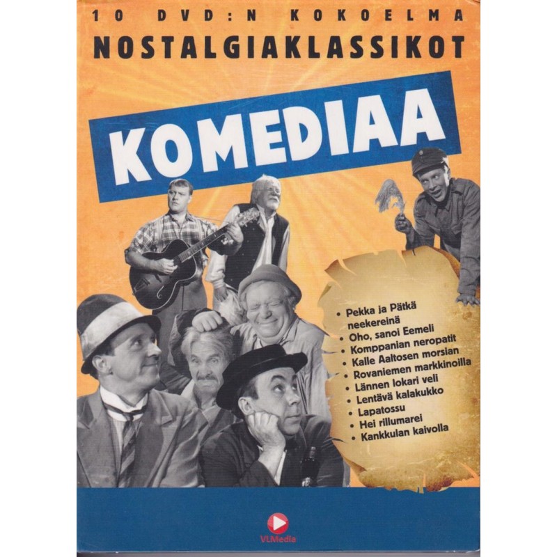 Nostalgiaklassikot: Komediaa (1937-1960) (10 DVD)