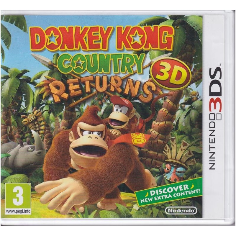 Donkey Kong Country Returns 3D (2013) (3DS)