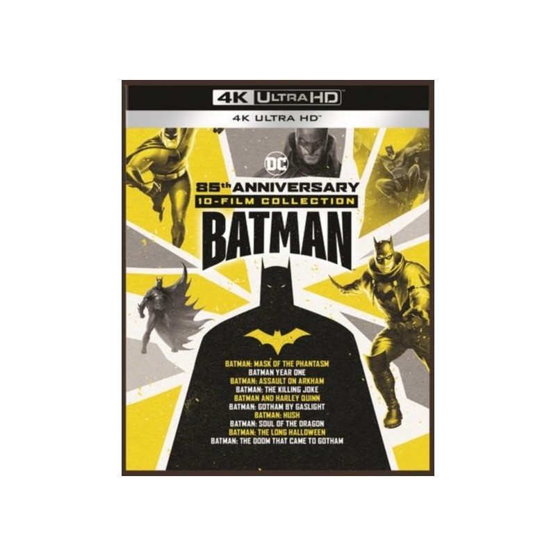 Batman: 85th Anniversary 10-film Collection (2023) (4K UHD)