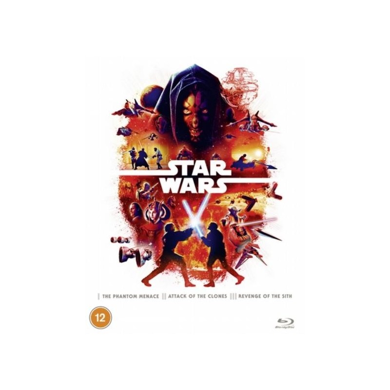 Star Wars Trilogy: Episodes I, II and III (2005) (6 Blu-ray)
