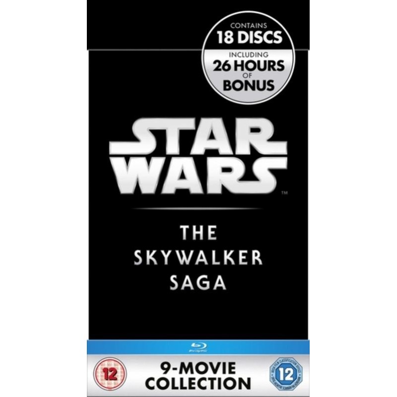 Star Wars: The Skywalker Saga (2019) (18 Blu-ray)