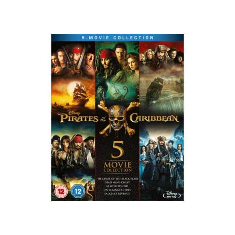 Pirates of the Caribbean: 5-movie Collection (2017) (5 Blu-ray)