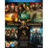 Pirates of the Caribbean: 5-movie Collection (2017) (5 Blu-ray)
