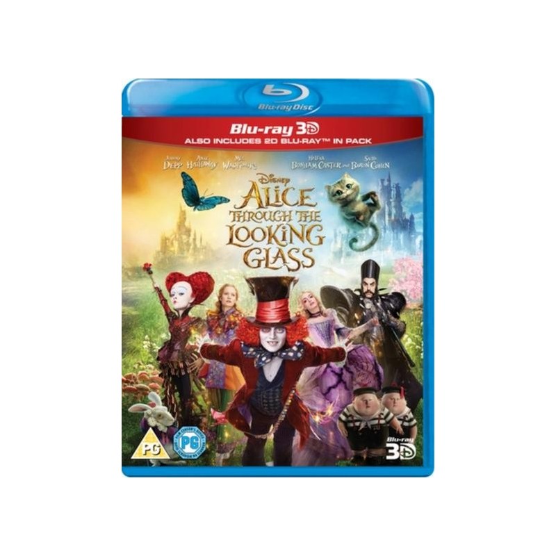 Alice Through the Looking Glass (2016) (2 Blu-ray)