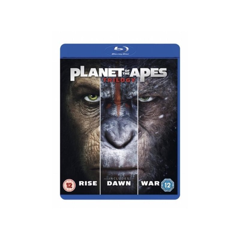 Planet of the Apes Trilogy (2017) (3 Blu-ray)
