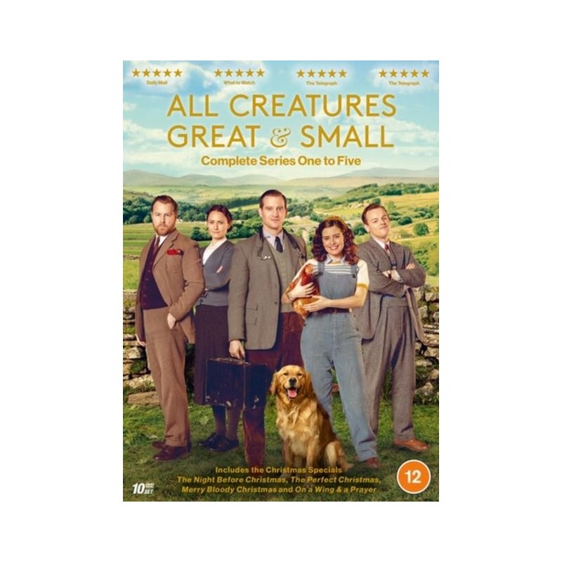 All Creatures Great & Small: Series 1-5 (2024) (10 DVD)
