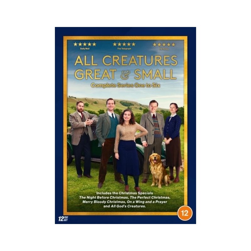 All Creatures Great & Small: Complete Series One to Six (2025) (12 DVD)
