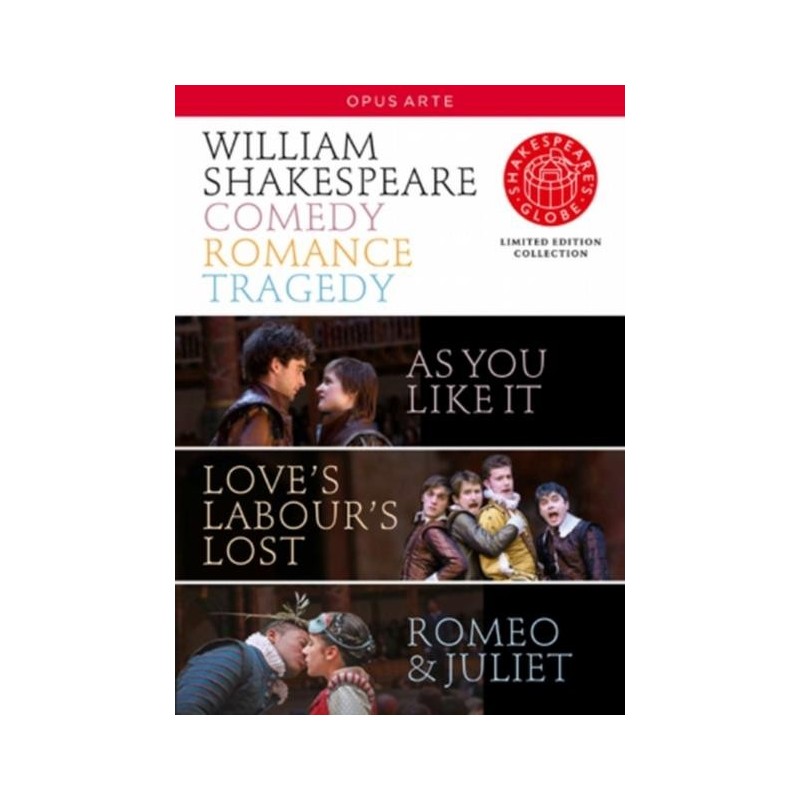 Shakespeares Globe: Comedy, Romance, Tragedy (2009) (4 DVD)