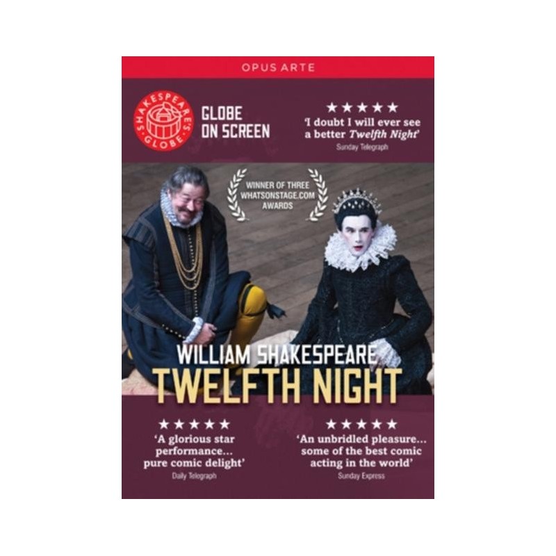 Twelfth Night: Shakespeares Globe (2012) (DVD)