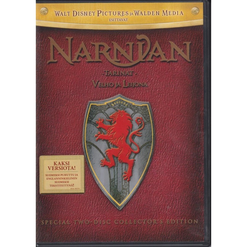 Narnian tarinat : Velho ja leijona (Chronicles of Narnia: The Lion, the Witch and the Wardrobe (2005)) (2 DVD)