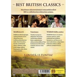 Middlemarch / Tom Jones / Wildfell Hallin asukas (Best British classics: Vol 1) (5 DVD)