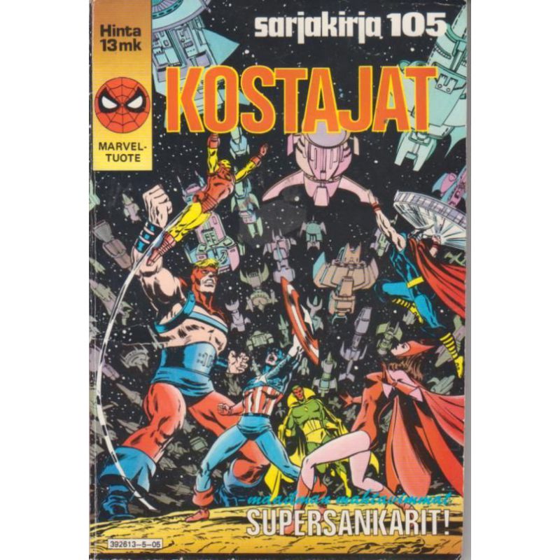 Kostajat sarjakirja 105 (Sarjakuva)