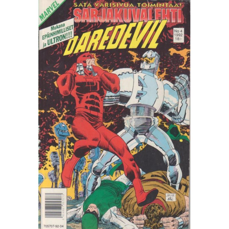 Sarjakuvalehti 4/1992 Daredevil (Comic)