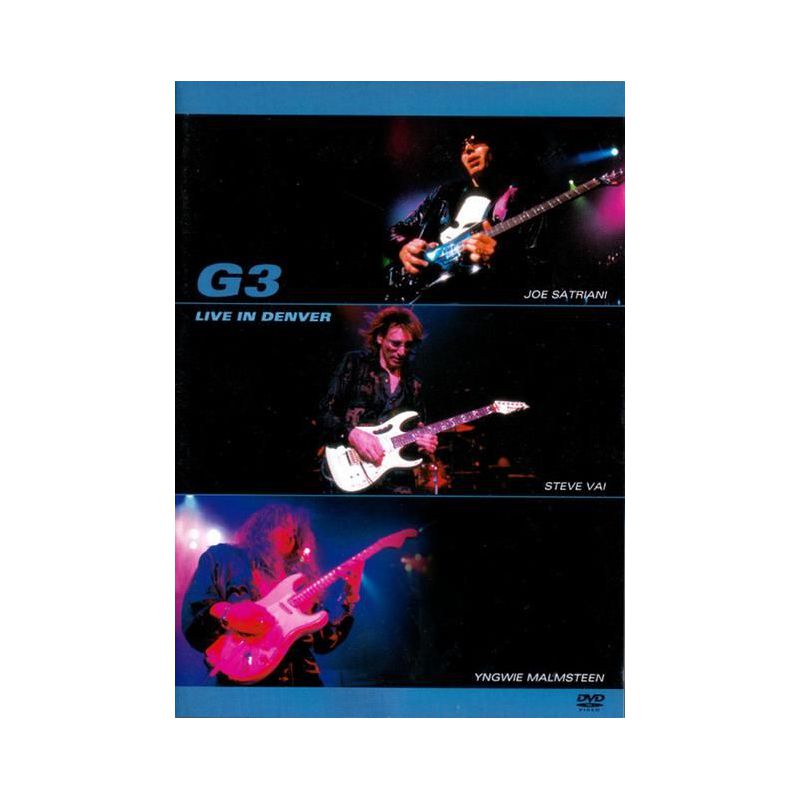G3 - Joe Satriani, Steve Vai, Yngwie Malmsteen - G3 Live In Denver (DVD)