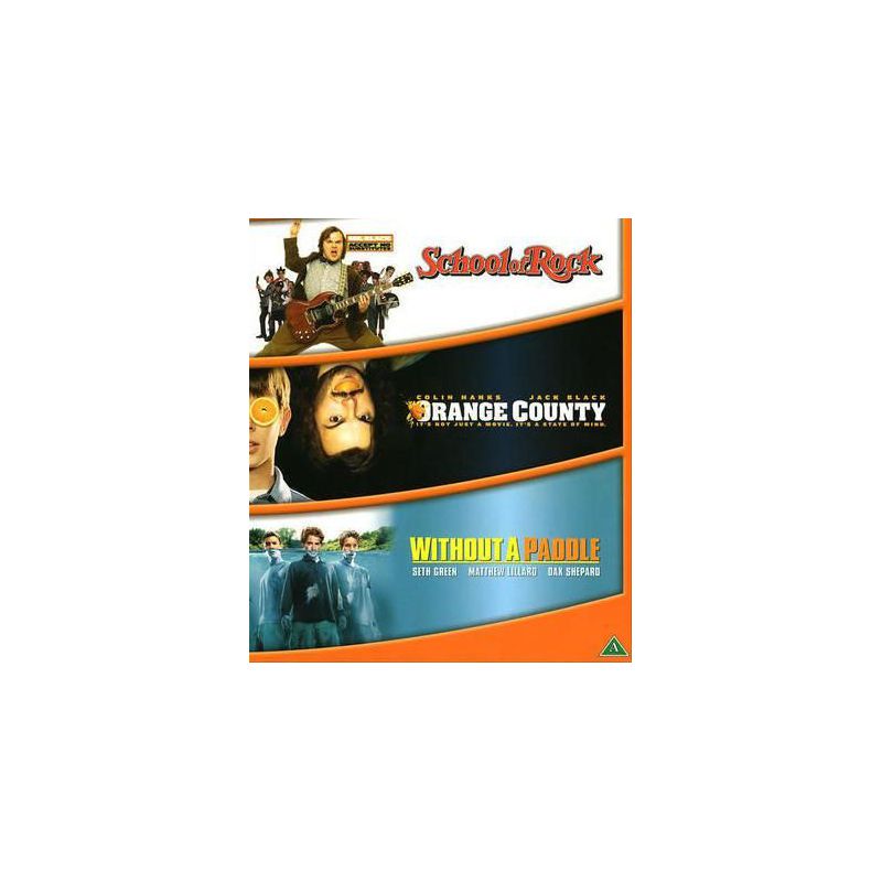 School of Rock / Orange County / Without a paddle (3 DVD)