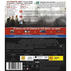 Transformers: Dark of the Moon (2011) (Blu-ray 3D + Blu-ray + DVD)
