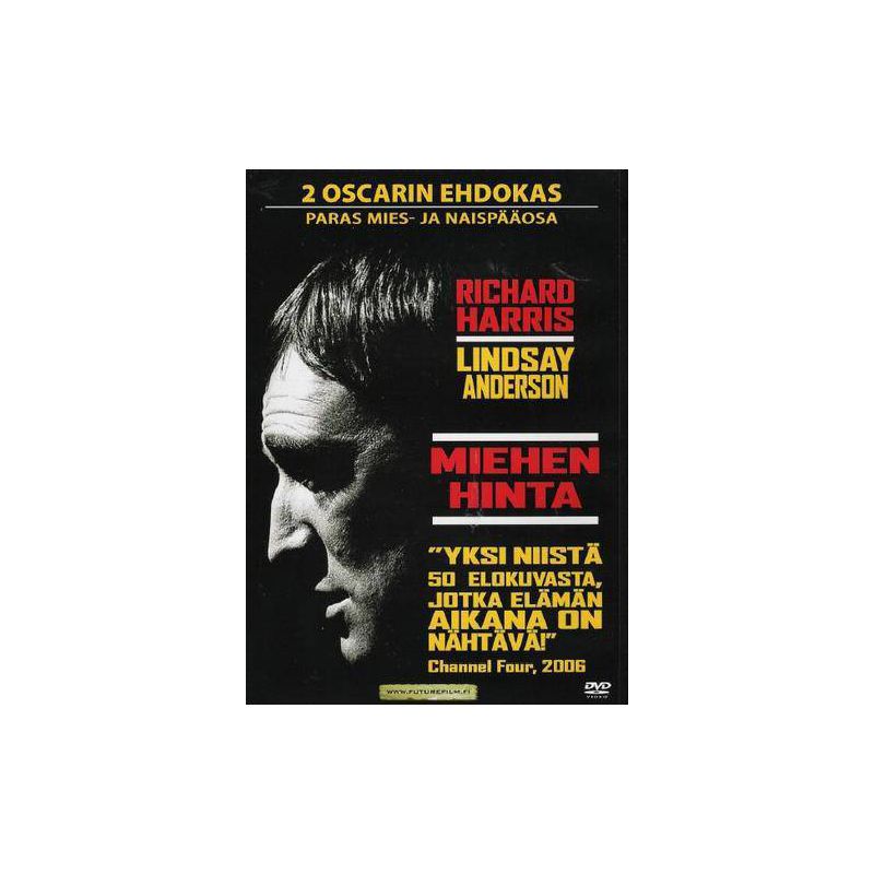 Miehen hinta (This Sporting Life (1963)) (DVD)