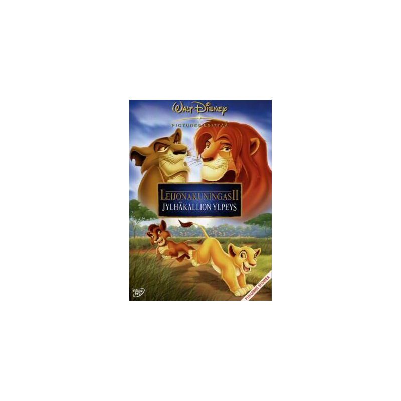 Leijonakuningas 2: Jylhäkallion ylpeys (Lion King II - Simbas Pride (1998)) (DVD)