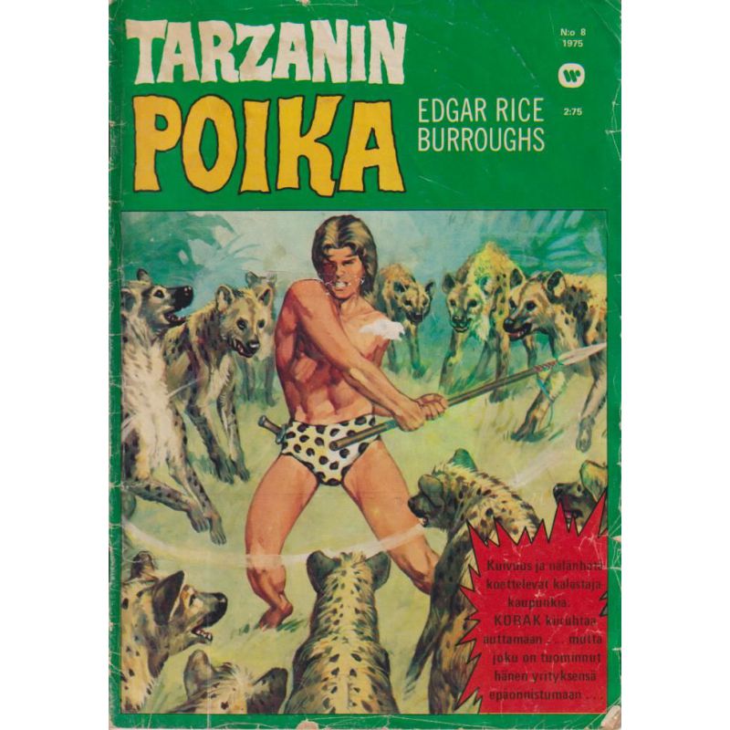 Tarzanin poika 8/1975 (Sarjakuva)