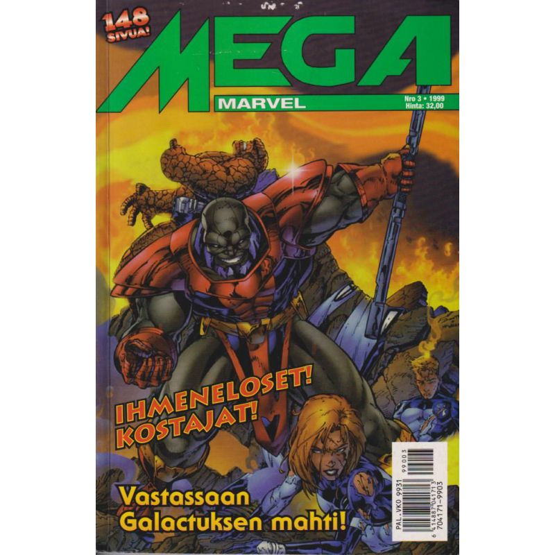 Mega Marvel 3/1999 - Ihmeneloset / Kostajat (Comic)