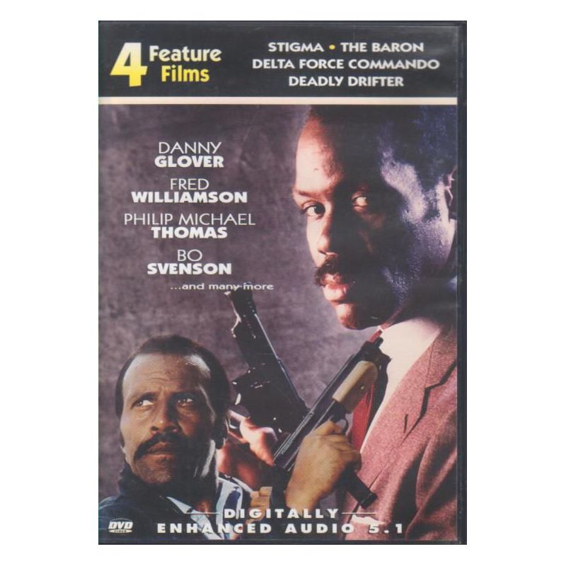 Stigma / The Baron / Delta Force Commando / Deadly Drifter (DVD)