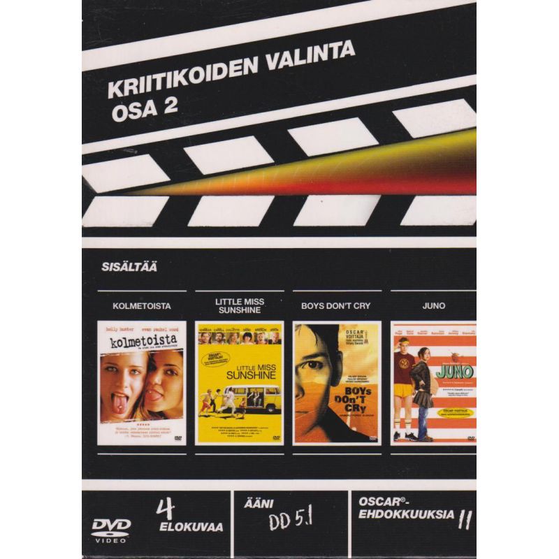 Kolmetoista / Little miss sunshine / Boys dont cry / Juno (4 DVD)