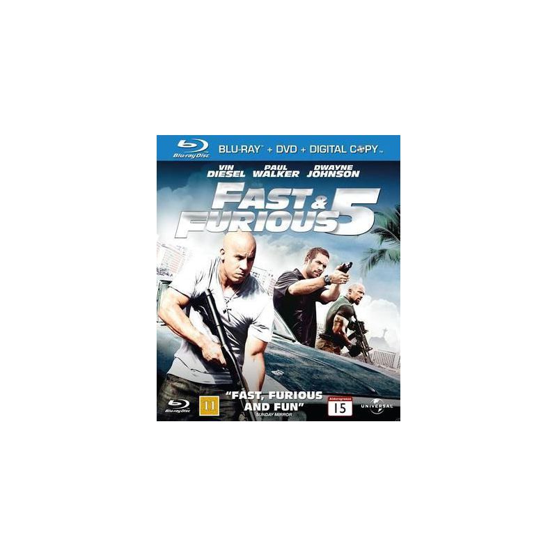 Fast & Furious 5  (2011) (Blu-ray + DVD)