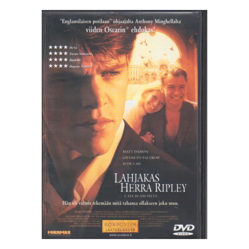 Lahjakas herra Ripley (Talented Mr. Ripley, The (1999)) (DVD)