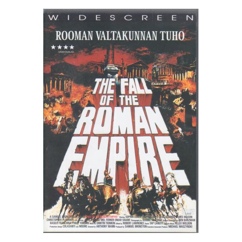 Rooman Valtakunnan Tuho (Fall of the Roman Empire, The (1964)) (DVD)