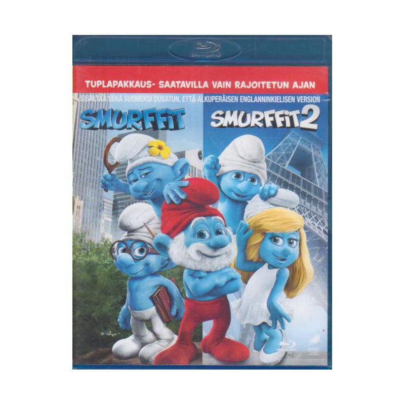 Smurffit 1-2 (2 Blu-ray)