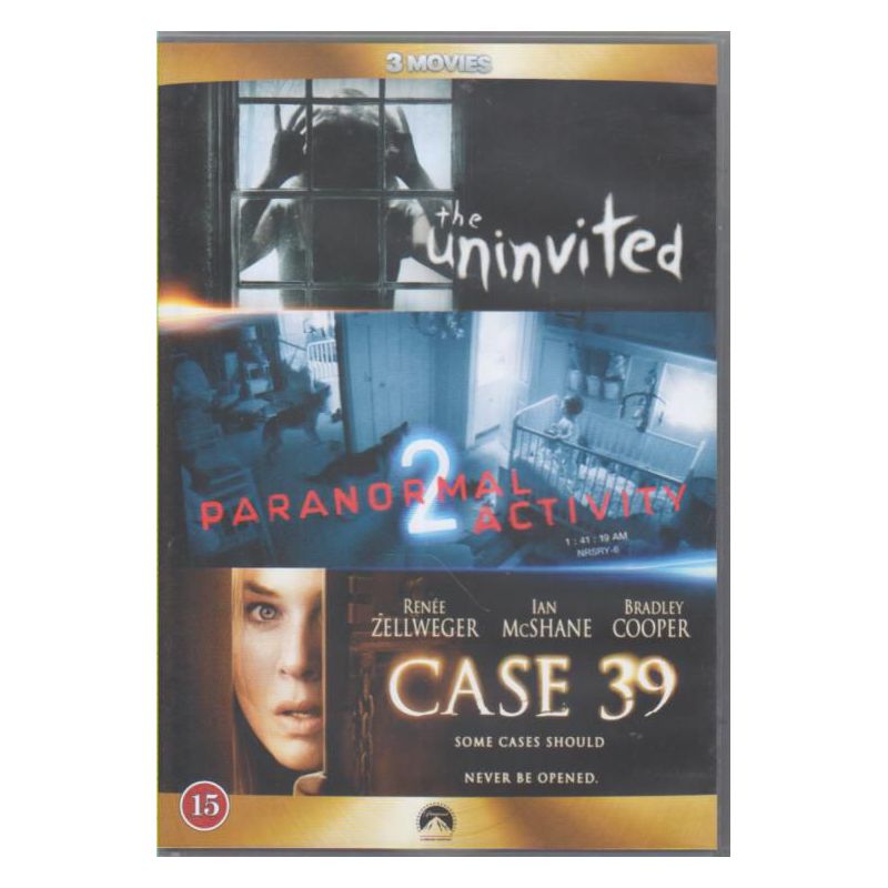 The uninvited / Paranormal activity / Case 39 (3 DVD)