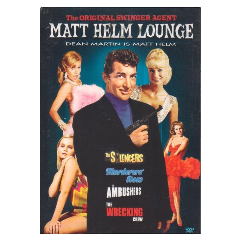 The Silencers / Murderers Row / The Ambushers / The Wrecking Crew (Matt Helm Lounge) (4 DVD)