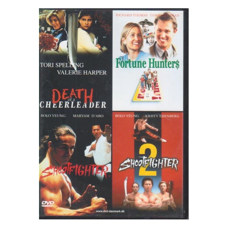 Shootfighter / Shootfighter 2 /  Death Of A Cheerleader / Fortune Hunters (SWE) (2 DVD)