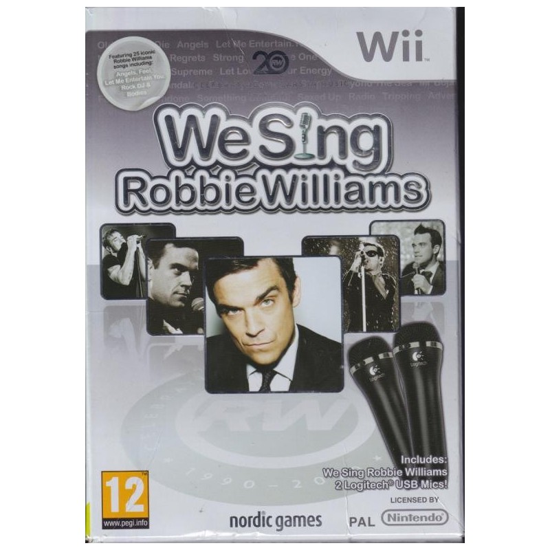 We Sing Robbie Williams with microphones (Wii)