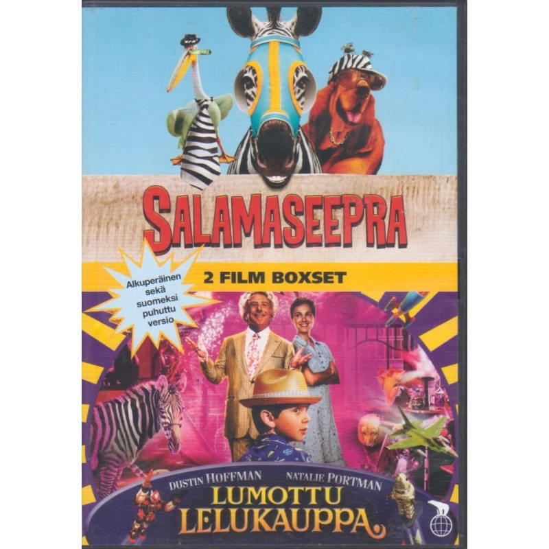 Salamaseepra / Lumottu lelukauppa (Racing Stripes (2005) / Mr. Magoriums Wonder Emporium) (2 DVD)