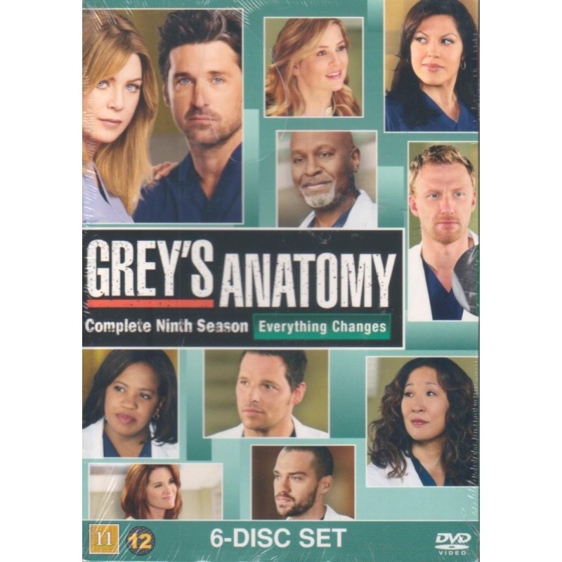 Greyn anatomia - 9. tuotantokausi (Greys Anatomy - Season 9) (6 DVD)