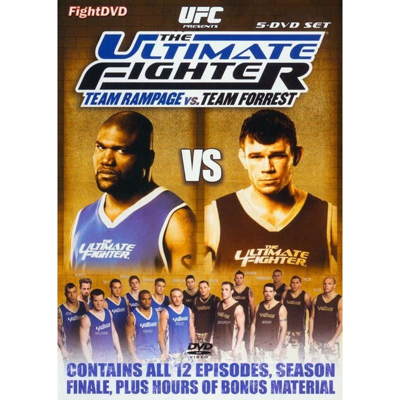 UFC: Team Rampage vs. Team Forrest (5 DVD)